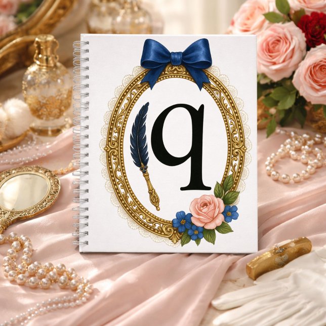 Initial Q Creative Writing Elegant Regency Notebook (Creator Uploaded)