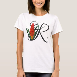 Initial R, Red Hot Poker T-Shirt
