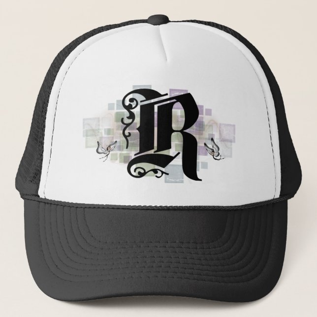 Initial R Trucker Hat (Front)