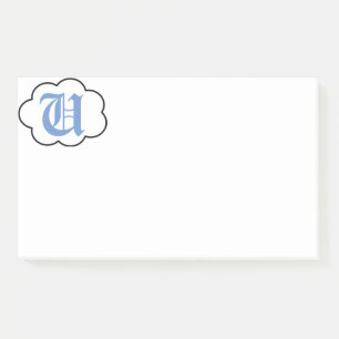 Initial U Monogram Notes