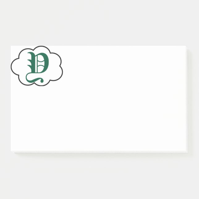 Initial Y Monogram Notes (Front)