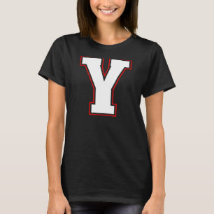 Initial Y Monogram Y Letter Y Capital Alphabet T-Shirt