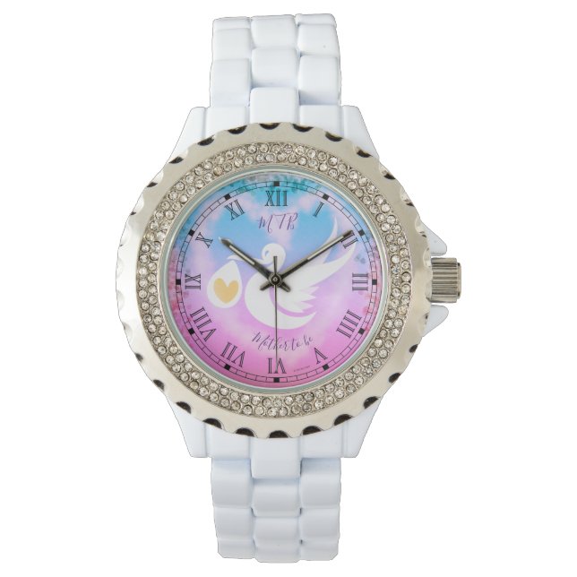 Initialised Pastels Mother To Be Watch (Front)
