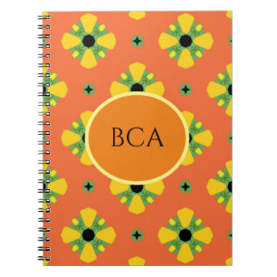 INITIALS Bright Birthday or Anniversary Gift Notebook