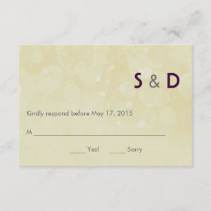 Initials Response Card