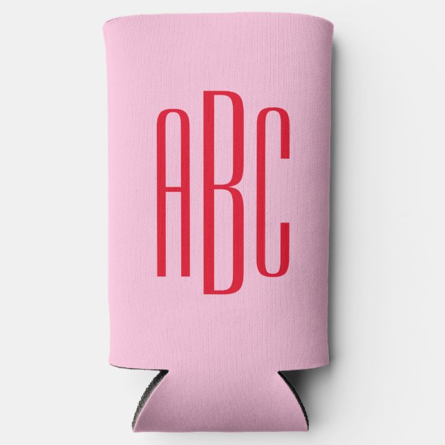 Initials  seltzer can cooler (Front)