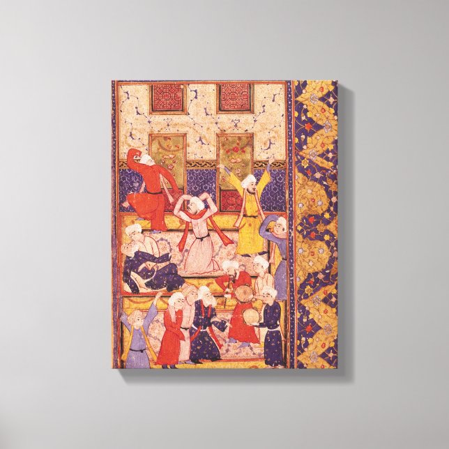 Initiation dance, from a book of poems canvas print (Front)