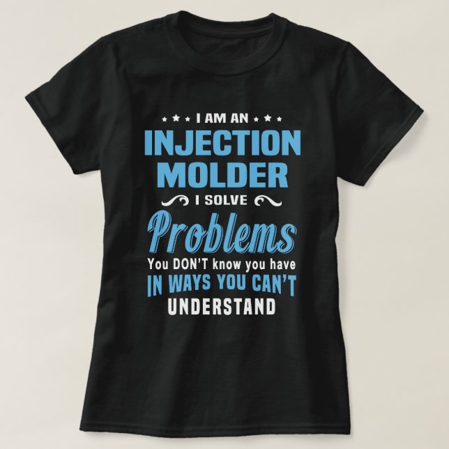 Injection Moulder T-Shirt (Design Front)