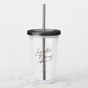 Injector Gang Med Spa Aesthetic Nurse In Acrylic Tumbler