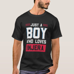 Injera Bread Ethiopian Food Pancake Injera Recipe T-Shirt