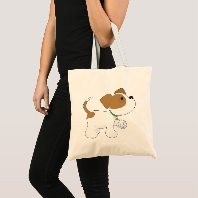 Injured Puppy Dog Tote Bag (Creator Uploaded)