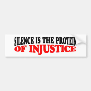 Injustice Bumper Sticker