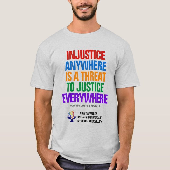 Injustice / Justice T-Shirt (Front)