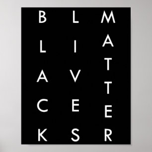 Injustice Unveiled The Black Lives Movement Sticke Poster