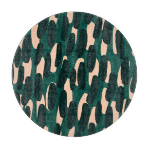 Ink blobs, hand-drawn, bright seamless. cutting board