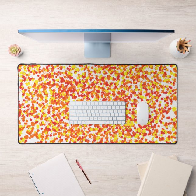 Ink Blotted Background by Shirley Taylor Desk Mat (Office 1)