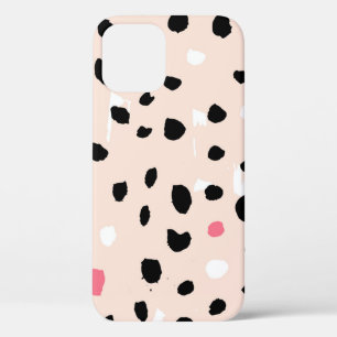 Ink Brush Strokes: Artistic Texture iPhone 12 Case