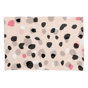 Ink Brush Strokes: Artistic Texture Pillowcase