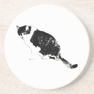Ink Cat Coaster Grounds Table In Style
