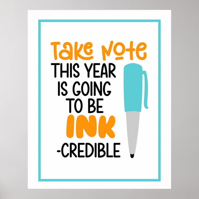 Ink-Credible Year Ahead Poster (Front)