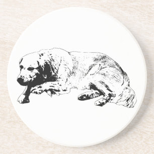 Ink Dog Coaster Adds Stylish Calm To Gatherings