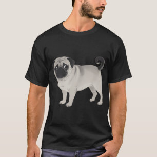 Ink Drawing Art for Pug T-Shirt