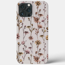 Ink Drawn Daisy iPhone Case