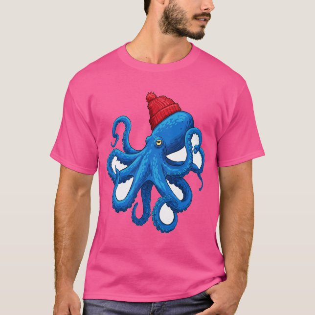 Ink & Embrace: Your Friendly Neighbourhood Octopus T-Shirt (Front)