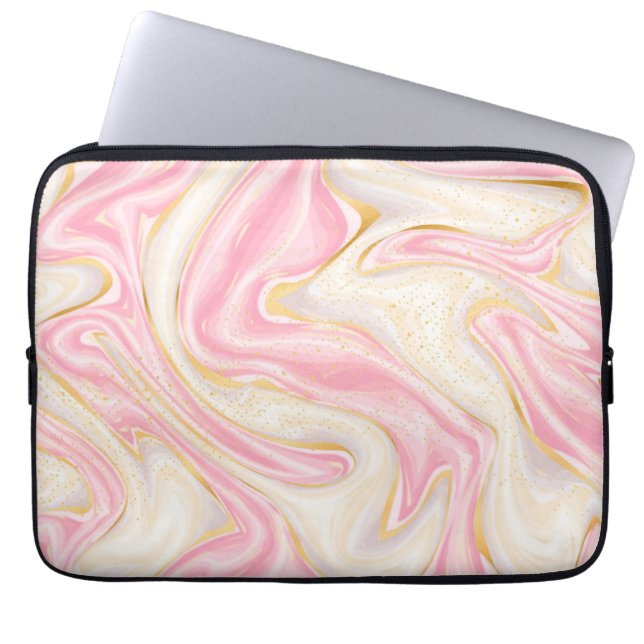 Ink Flo Art Laptop Sleeve (Front)