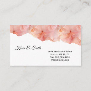 Ink Floral Business Card