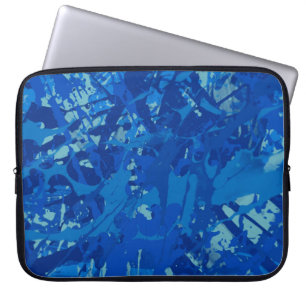 Ink hand made painting. Abstract wall art. Creativ Laptop Sleeve