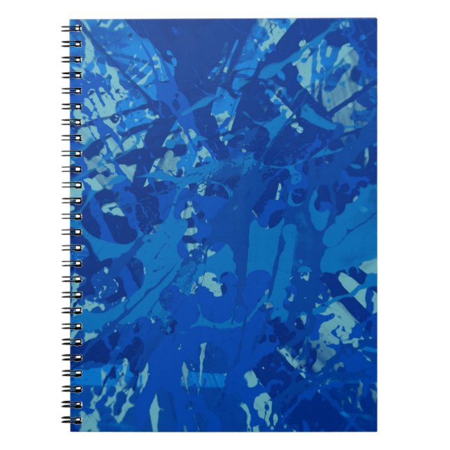 Ink hand made painting. Abstract wall art. Creativ Notebook (Front)