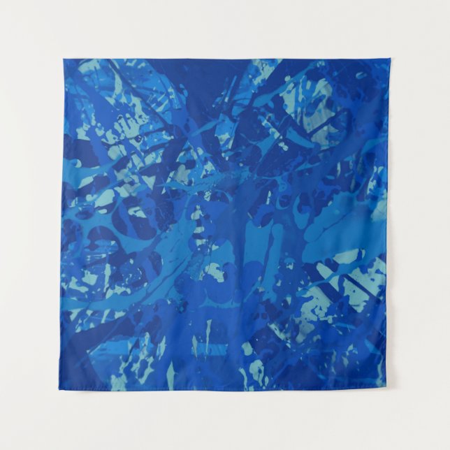 Ink hand made painting. Abstract wall art. Creativ Tapestry (Front)
