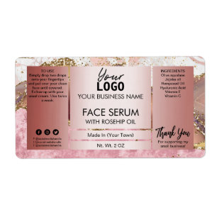Ink In Pink Rose Gold Face Serum