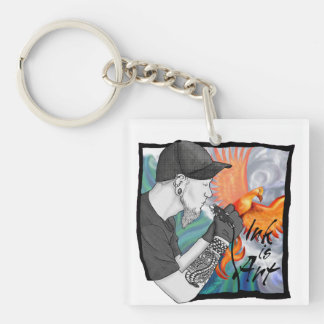 Ink Is Art Key Chain