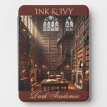 Ink & Ivy Dark Academia Vintage Gothic Library Art