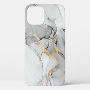 Ink, paint, abstract. Closeup of the painting. Col iPhone 12 Case