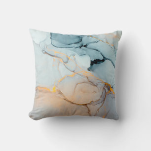 Ink, paint, abstract. Closeup of the painting. Col Cushion
