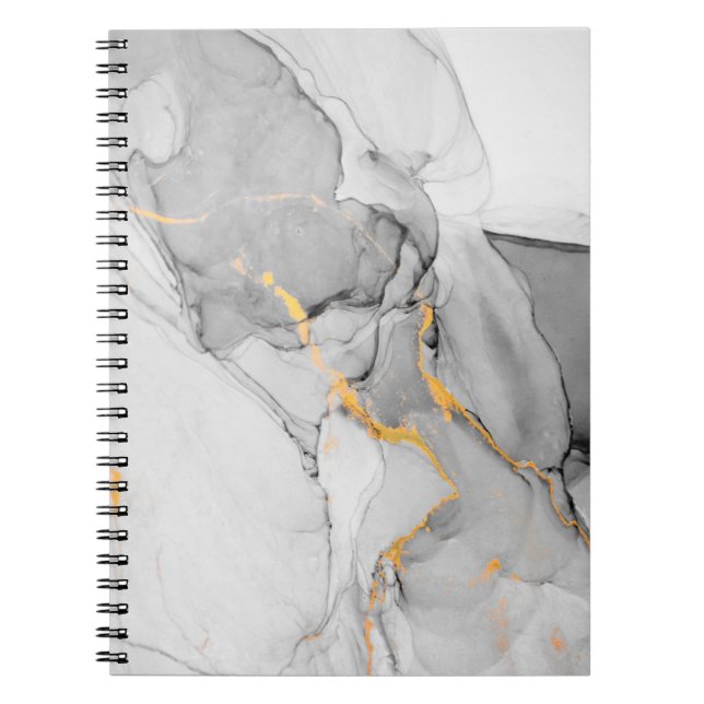 Ink, paint, abstract. Closeup of the painting. Col Notebook (Front)