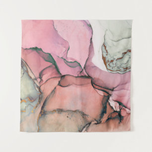 Ink, paint, abstract. Closeup of the painting. Col Tapestry
