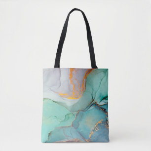 Ink, paint, abstract. Closeup of the painting. Col Tote Bag