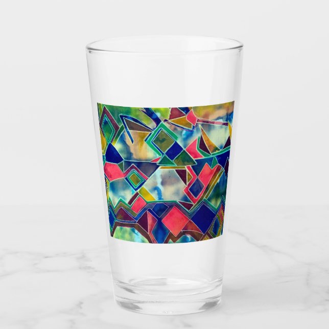 Ink pattern glass (Front)
