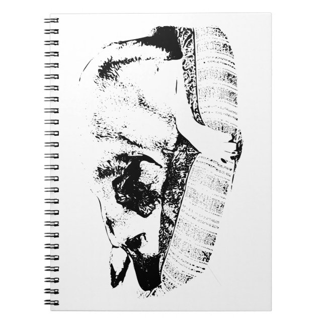 Ink Pause, Striped Notes Journal (Front)