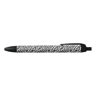 Ink Pen-Zebra Print Black Ink Pen