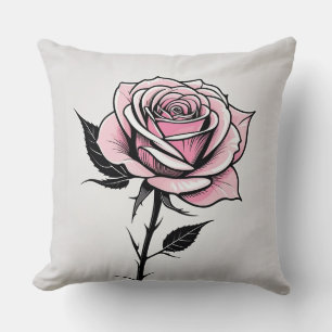 Ink Rose Cushion