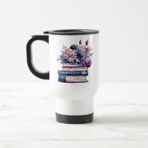 Ink Runs Deep Quote Book Lovers Travel Mug