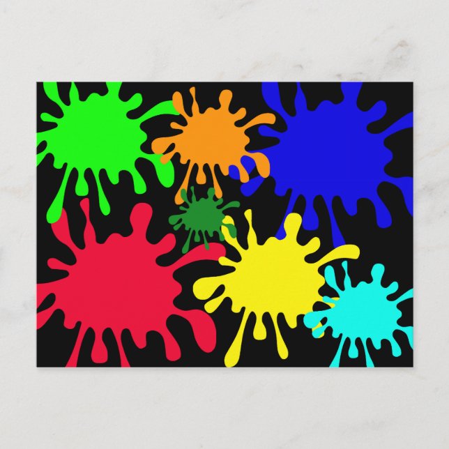 Ink Splat Postcard (Front)