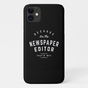 Ink-Stained Authority - Newspaper Editor Pride Case-Mate iPhone Case