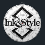 Ink&Style Dartboard<br><div class="desc">Be the first to have it! Introducing Ink&Style's first official work, a unique design that combines elegance, artistic strokes, and character geometry. This piece is more than a logo: it's a statement of style, creativity and visual identity. Ideal for decorative paintings, puzzles, bags, posters or any object with a soul....</div>