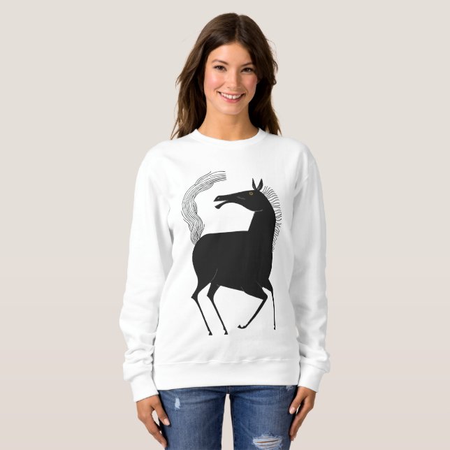 Ink Talking Fantasy V01 HORSE Sweatshirt (Front Full)
